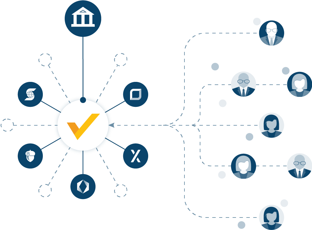 icons-showing-people-connecting-with-banks-credit-unions-and-financial-institutions